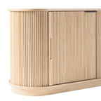 Meuble TV cheminée moderne à cannelures de 70 pouces de Middlebrook Designs