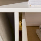 Table de chevet Middlebrook Modern Gallery en bois massif