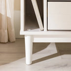 Table de chevet Middlebrook Modern Gallery en bois massif