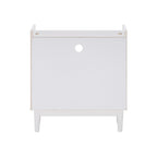 Table de chevet Middlebrook Modern Gallery en bois massif