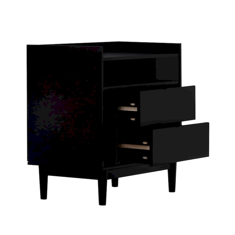 Table de chevet Middlebrook Modern Gallery en bois massif
