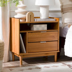Table de chevet Middlebrook Modern Gallery en bois massif