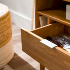 Table de chevet Middlebrook Modern Gallery en bois massif