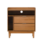 Table de chevet Middlebrook Modern Gallery en bois massif