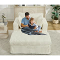 Chaise longue rembourrée surdimensionnée de 47,8 pouces avec coussins