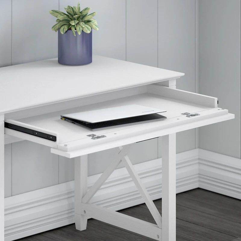 Bureau d'ordinateur Key West 54W avec armoire et bibliothèque par Bush Furniture