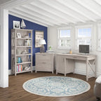 Bureau d'ordinateur Key West 54W avec armoire et bibliothèque par Bush Furniture