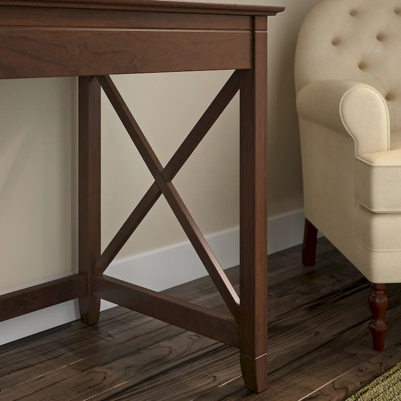 Bureau d'ordinateur Key West 54W avec armoire et bibliothèque par Bush Furniture