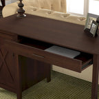 Bureau d'ordinateur Key West 54W avec armoire et bibliothèque par Bush Furniture