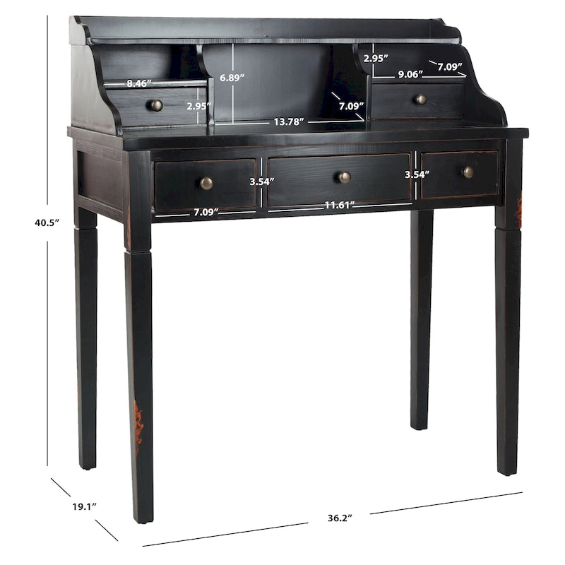 Bureau à 5 tiroirs SAFAVIEH Leana