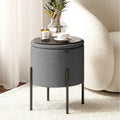 Pouf rond StorageBud avec rangement