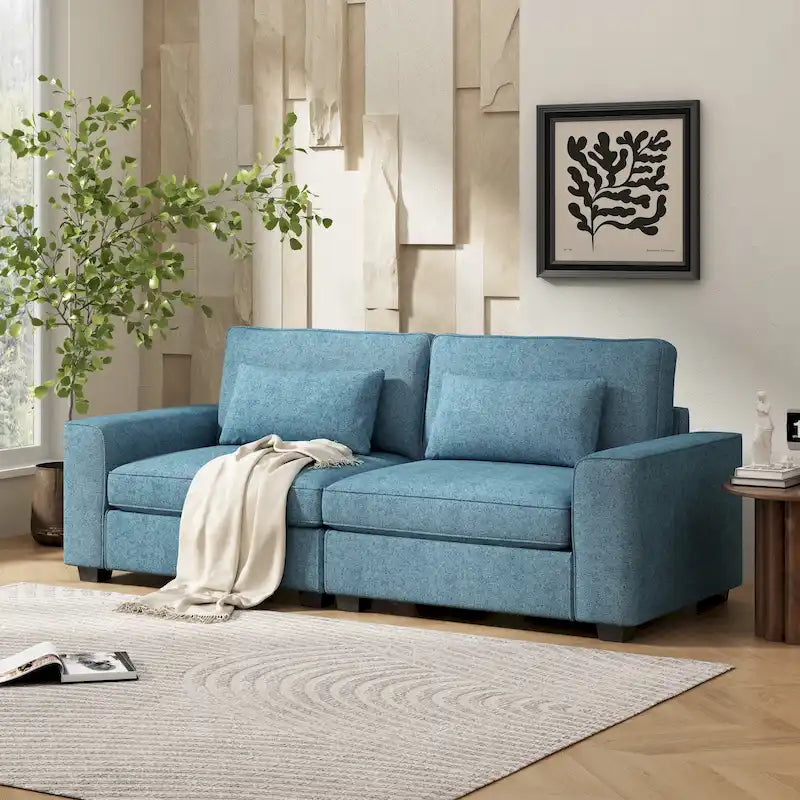 Canapé 3 places rembourré Montague Cozy Duo de Christopher Knight Home
