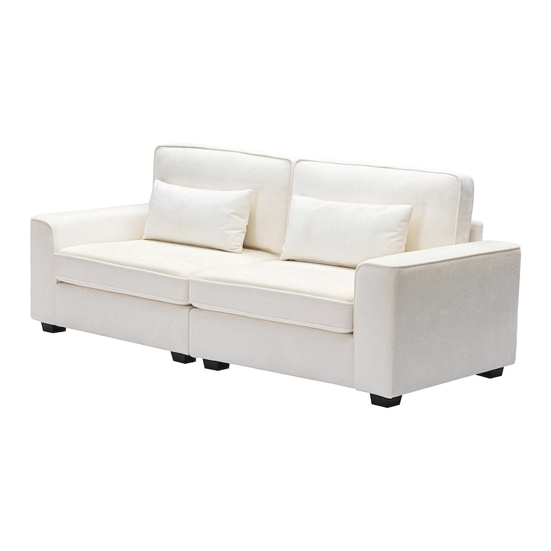 Canapé 3 places rembourré Montague Cozy Duo de Christopher Knight Home