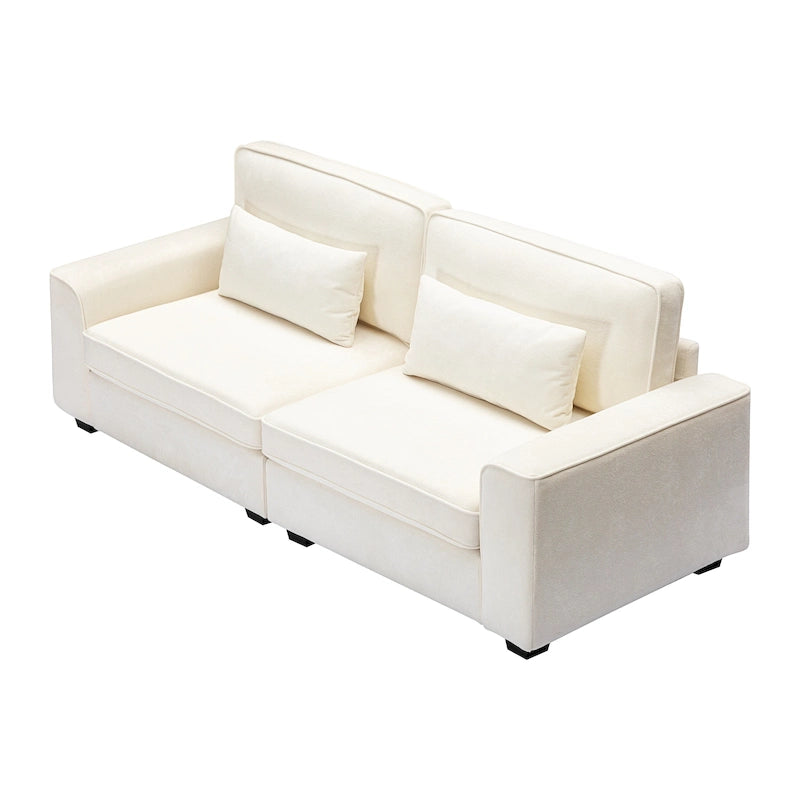 Canapé 3 places rembourré Montague Cozy Duo de Christopher Knight Home