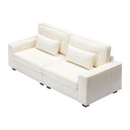 Canapé 3 places rembourré Montague Cozy Duo de Christopher Knight Home
