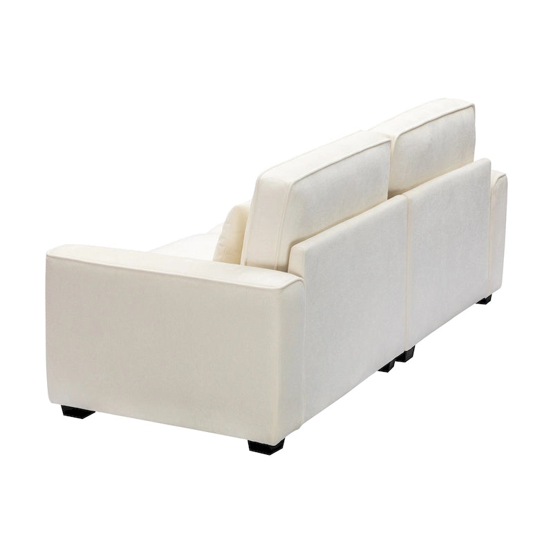 Canapé 3 places rembourré Montague Cozy Duo de Christopher Knight Home