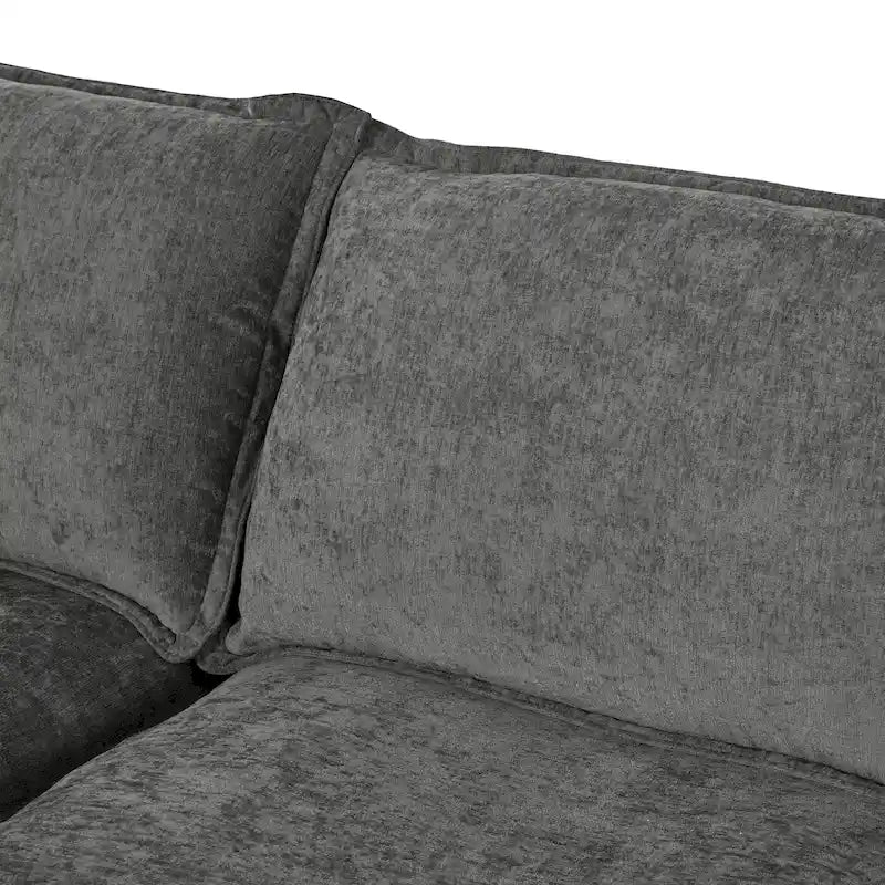 Canapé d'angle modulable Christopher Knight Home 126 avec rangement - 126 x 63 x 35