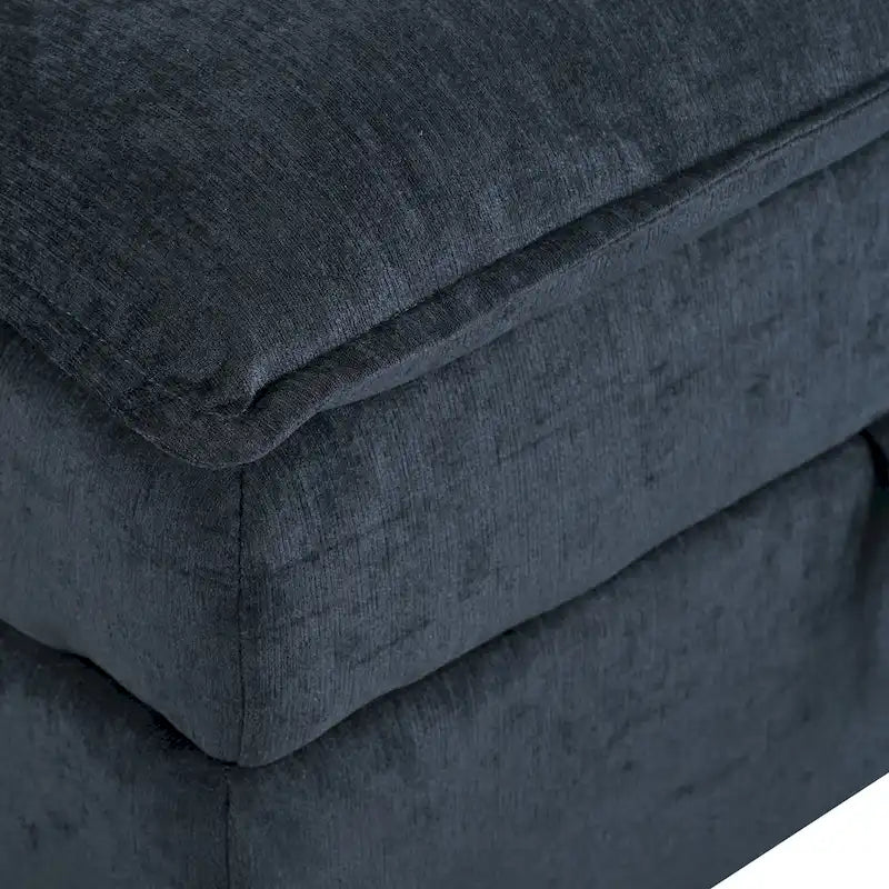 Canapé d'angle modulable Christopher Knight Home 126 avec rangement - 126 x 63 x 35