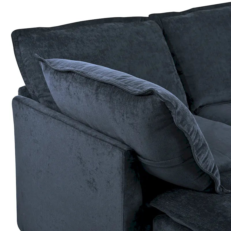 Canapé d'angle modulable Christopher Knight Home 126 avec rangement - 126 x 63 x 35