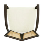Christopher Knight Home - Ensemble de 2 chaises de salle à manger Harrison, style milieu du siècle, avec dossier en rotin.
