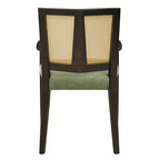 Christopher Knight Home - Ensemble de 2 chaises de salle à manger Harrison, style milieu du siècle, avec dossier en rotin.