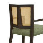 Christopher Knight Home - Ensemble de 2 chaises de salle à manger Harrison, style milieu du siècle, avec dossier en rotin.
