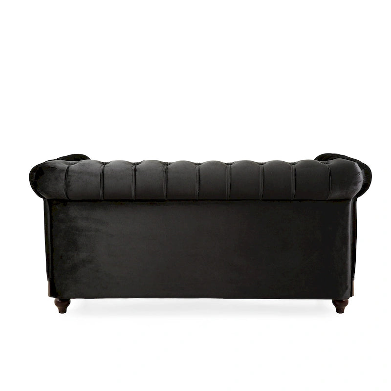 Canapé deux places Eviva Chesterfield en velours de Christopher Knight Home