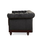 Canapé deux places Eviva Chesterfield en velours de Christopher Knight Home