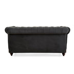 Canapé deux places Eviva Chesterfield en velours de Christopher Knight Home