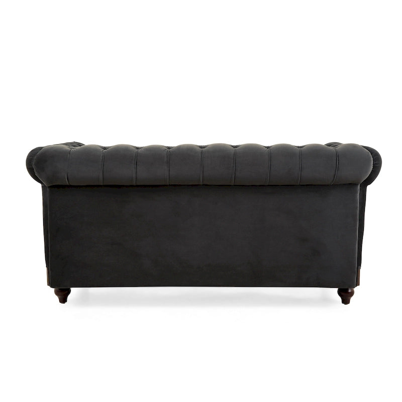 Canapé deux places Eviva Chesterfield en velours de Christopher Knight Home