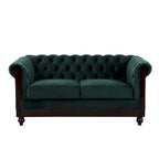 Canapé deux places Eviva Chesterfield en velours de Christopher Knight Home