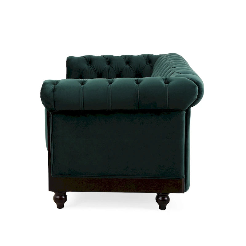 Canapé deux places Eviva Chesterfield en velours de Christopher Knight Home