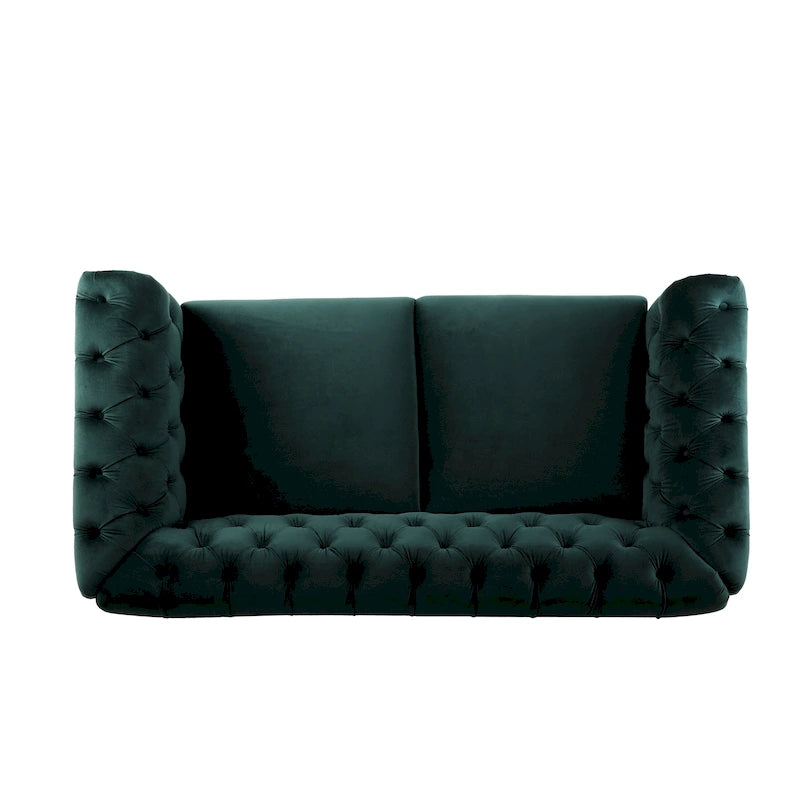 Canapé deux places Eviva Chesterfield en velours de Christopher Knight Home