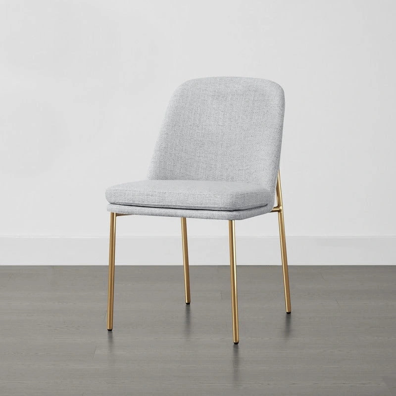 Ensemble de 2 chaises de salle à manger modernes Evelyn avec pieds en métal