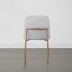 Ensemble de 2 chaises de salle à manger modernes Evelyn avec pieds en métal