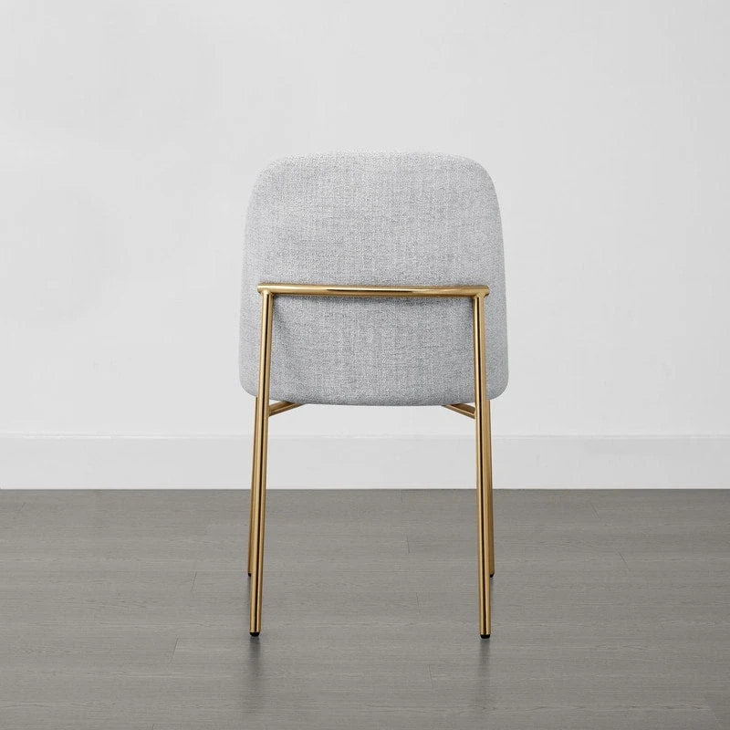 Ensemble de 2 chaises de salle à manger modernes Evelyn avec pieds en métal