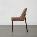 Ensemble de 2 chaises de salle à manger modernes Evelyn avec pieds en métal