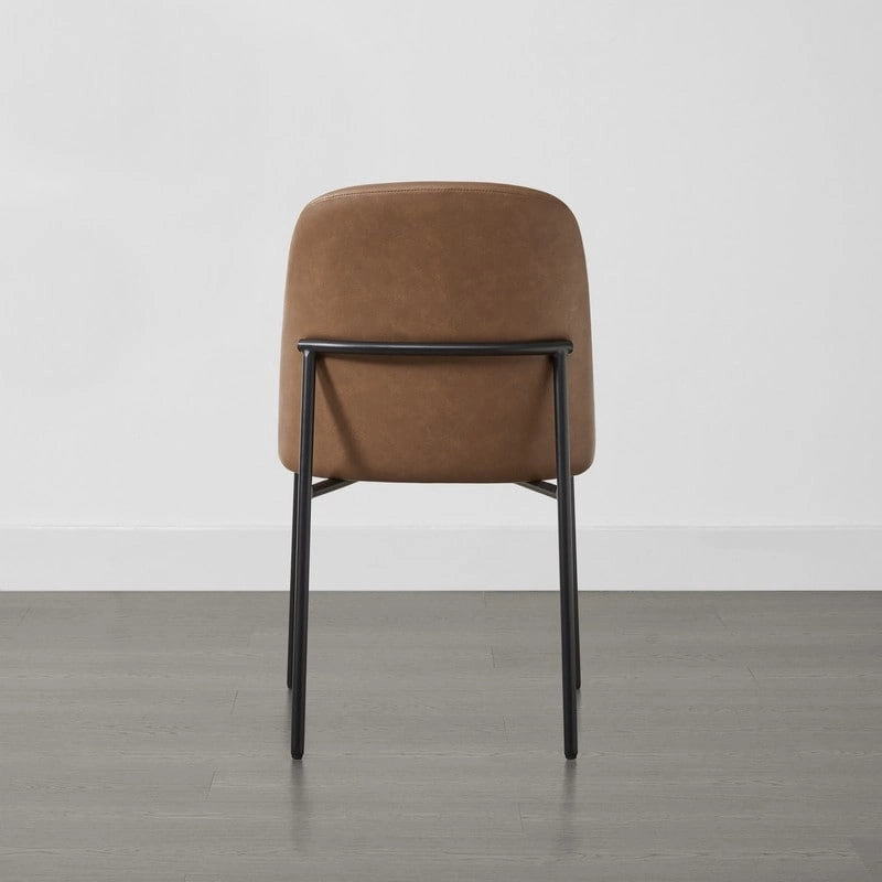 Ensemble de 2 chaises de salle à manger modernes Evelyn avec pieds en métal