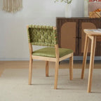 Ensemble de 2 chaises de salle à manger en bois de style moderne du milieu du siècle