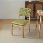 Ensemble de 2 chaises de salle à manger en bois de style moderne du milieu du siècle