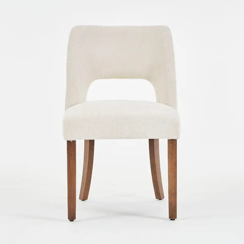 Ensemble de 4 chaises de salle à manger recouvertes de tissu