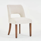 Ensemble de 4 chaises de salle à manger recouvertes de tissu