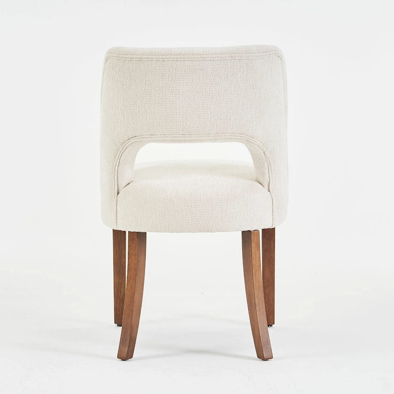 Ensemble de 4 chaises de salle à manger recouvertes de tissu