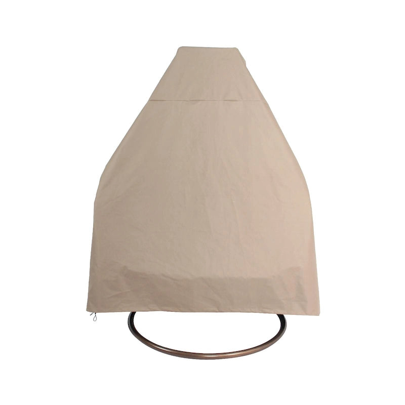 Fauteuil suspendu œuf LeisureMod pour 2 personnes avec support - Balancelle hamac/fauteuil roulant d'extérieur/intérieur en rotin tressé avec coussins