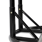 Fauteuil suspendu œuf LeisureMod pour 2 personnes avec support - Balancelle hamac/fauteuil roulant d'extérieur/intérieur en rotin tressé avec coussins