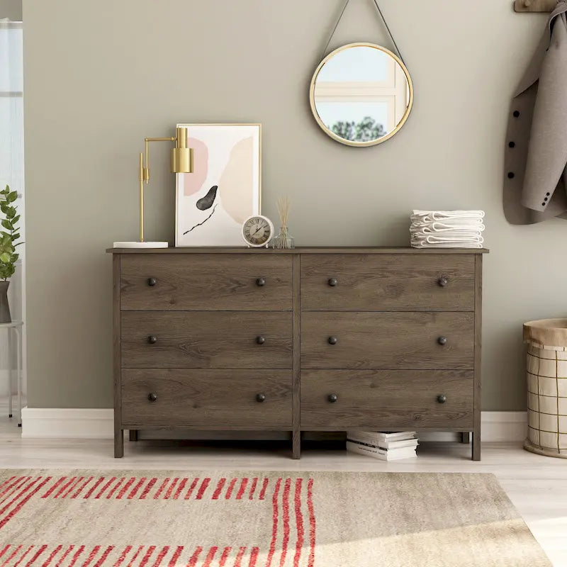 Commode de rangement Mulgrew en noyer rustique par Carbon Loft