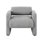 Fauteuil d'appoint Freesia moderne en tissu bouclé avec accoudoirs, fauteuil-canapé une place rembourré par Furniture of America