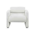Fauteuil d'appoint Freesia moderne en tissu bouclé avec accoudoirs, fauteuil-canapé une place rembourré par Furniture of America