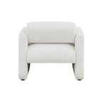 Fauteuil d'appoint Freesia moderne en tissu bouclé avec accoudoirs, fauteuil-canapé une place rembourré par Furniture of America