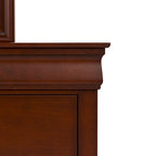 Commode traditionnelle à 6 tiroirs en bois massif Devi de Furniture of America